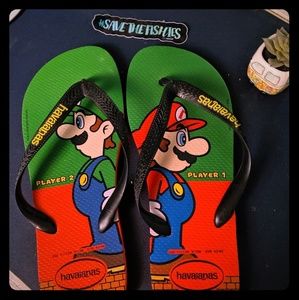 Mario Bros havaianas